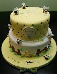 Vintage Winnie The Pooh Baby Shower Cake Shower Cakes Baby Shower Cakes Winnie The Pooh Cake