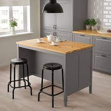 Kitchens contain lots of instant things: Tornviken Kitchen Island Gray Oak 495 8x303 8 Ikea