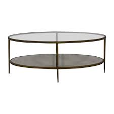The clairemont coffee table is a crate and barrel exclusive. 60 Off Crate Barrel Crate Barrel Clairemont Oval Coffee Table Tables