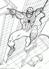 Dessin & coloriage de spiderman gratuit à imprimer pour enfants et adultes pour colorier. Coloriages De Spiderman
