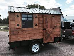 6x10 Foot Tiny House On Wheels Tiny House Trailer Tiny Camper Tiny House On Wheels