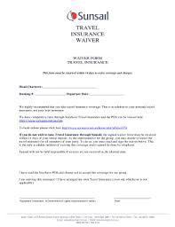 Montgomery township schools insurance waiver form. Fillable Online Travel Insurance Waiver Bsunsailbbcombau Fax Email Print Pdffiller