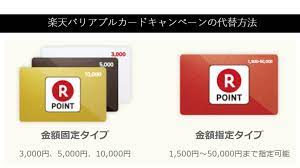楽天バリアブルカードキャンペーンの代替方法 バリアブル バリア 楽天 ポイント