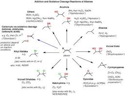 Synthesis 4 Alkene Reaction Map Including Alkyl Halide