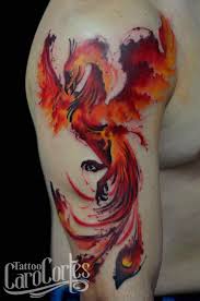 The traditional phoenix symbolizes rebirth, making it a perfect tattoo design for those who have survived tough times in life. Phoenix Rising Phoenix Arm Tattoos Tattoo Sleeve Pinterest Beautiful Rising On Man Right Half Beaut Watercolor Phoenix Tattoo Phoenix Tattoo Phoenix Tattoo Arm