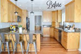 Modern meets rustic in a bathroom remodel 5 videos. Diy Kitchen Renovation One Year Later The Created Home
