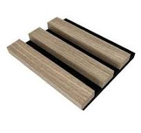Customized China 3-sided slat wall akupanels acoustic wood ...