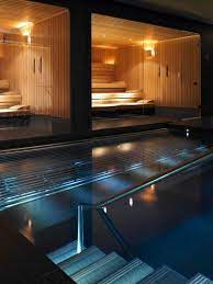 Would you like to enjoy the sauna whenever you want? Mesmerizing Swimming Pool Luxury Ideas For Gorgeous Look Decortrendy Sauna Design Indoor Spa Spa Pool