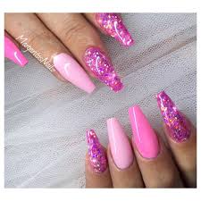 No other nail color compares to pink when we're talking range. Acrylic Coffin Nails Designs Pink Novocom Top