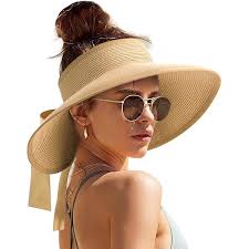 Karen Keith Sunhat Sun Hat Braided Toyo Straw, Designed for Reading,  Ponytail, Messy Bun, Long Hair BT9-CB LTC Hats (Black Tweed/Black (C)) at  Amazon Women's Clothing store