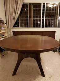 Lanner oak compact extending table £349.95. Solid Wood Round Extendable Dining Table Furniture Home Living Furniture Tables Sets On Carousell