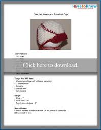 Baby Baseball Hat Crochet Pattern Lovetoknow