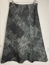 M S Per Una Maxi Skirt Size 14 L Black Grey Wool Mix Tweed Woven Fashion Clothing Shoes Accessories Wo Skirts Sun Dresses Uk Print Chiffon Dress