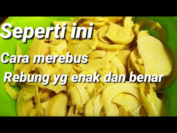 Cara lainnya agar pare tidak lagi memiliki rasa pahit adalah dengan mencampurnya dengan makanan asin maupun manis saat dimasak. Cara Merebus Rebung Agar Lunak