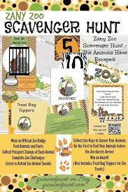 Zoo Scavenger Hunt Zoo Passport Safari Scavenger Hunt Etsy Zoo Birthday Party Party Favors For Kids Birthday Zoo Party