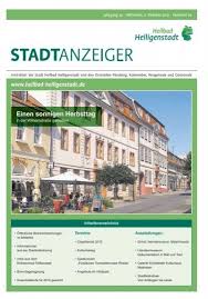 Neben den kursen für mütter gibt es viele angebote an alle alterschichten. Stadtanzeiger 2013 20 Heilbad Heiligenstadt