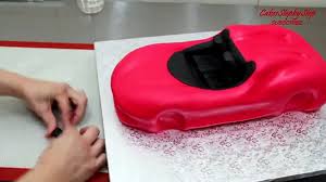 Your kids are going to love us How To Make A 3d Ferrari Cake By Cakesstepbystep Video Dailymotion