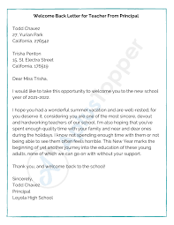 It is because of your patience and dedication that our thank you teacher messages from students and parents have been created to help parents to find suitable appreciation and thank you. Teacher Welcome Back Letters Format Examples And How To Write Teacher Welcome Back Letters A Plus Topper