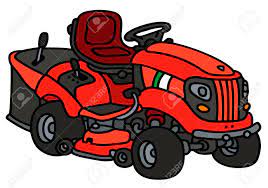 Le web des tracteurs tondeuses. Dessin A La Main D Une Tondeuse A Gazon De Jardin Rouge Clip Art Libres De Droits Vecteurs Et Illustration Image 53782690