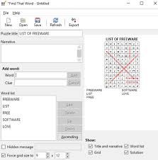 Maybe you would like to learn more about one of these? 7 Best Free Word Search Maker Software For Windows