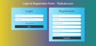 Gradient Color Login And Registration Form In Bootstrap 4 Registration Form Gradient Color Registration