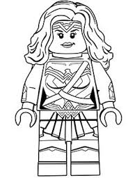 Lego Wonder Woman From Batman V Superman Download This Colouring Page For Free At Batman Coloring Pages Lego Wonder Woman Lego Coloring