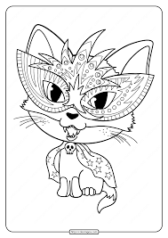 If your child loves interacting. Printable Halloween Cat Coloring Pages