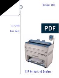 For instance if a file is not converting correctly the user can select reset printer from the. Kip 3000 Users Guide A2 Image Scanner Printer Computing