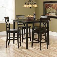 We have the largest selection of dinette sets and you'll receive the best customer service in the industry. Sauder 416871 Black Finish Edge Water Counter Height Dini Https Www Amazo Counter Height Dining Sets Counter Height Dining Table Counter Height Table Sets