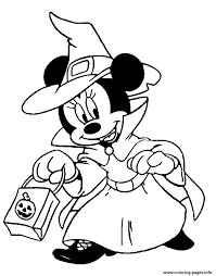 The beloved disney character has had his fair share of. Minnie Mouse Trick Or Treating Disney Halloween Coloring Pages Printable