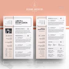 Modern Resume Template Modern Resume Template Resume Template Cv Design