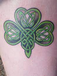 35 Glorious Irish Tattoos Creativefan Irish Tattoos Celtic Clover Tattoos Clover Tattoos