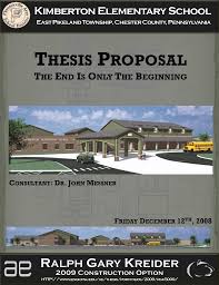 Ralph Kreider's Thesis Research