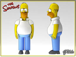 3d Model Of Homer Simpson 3d Model Model 3d Characters