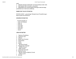 Ada contoh dengan format doc. Contoh Proposal Dana Kegiatan