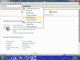 Learn How To Use Outlook Help In Microsoft Outlook At Www Teachucomp Com Get The Complete Tutorial F Powerpoint Tutorial How To Use Powerpoint Powerpoint Help
