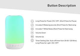 2020 Newest Warm Rgb Light White Noise Machine Sleep Therapy Sound Machine With Night Light China Sleep Light Sleep Aid Made In China Com