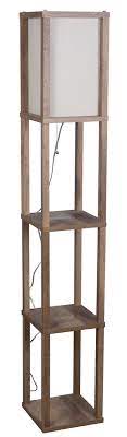 Get it as soon as mon, feb 1. Better Homes Gardens 62 5 Brown Crossmill Shelf Floor Lamp Walmart Com Walmart Com