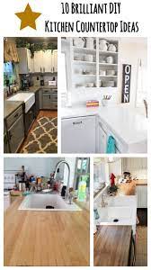 Diy Kitchen Countertop Ideas Diy Kitchen Diy Kitchen Countertops Kitchen Backsplash Designs