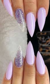 40 acrylic nail designs of glamorous ladies of the summer season purple nails acrylic nail designs pretty nails