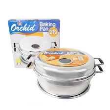 Tips memanggang dengan bain marie. Jual Baking Pan Orchid 28cm Loyang Kue Bolu Cetakan Kue Bolu Panggang Di Lapak Ananda Shops Bukalapak