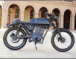 With massive power and a quiet electric motor, you can feel the adrenaline rush without disrupting your surroundings. Hard To Believe That This Is A 100 Electric Cafe Racer Rumblemotors Caferacer Scrambler Electricscooter Electricbike