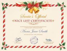 Letter from santa template free naughty valid printable nice list. Nice List Certificate Photofunia Free Photo Effects And Online Photo Editor
