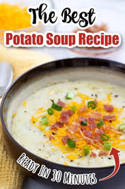 Easy Potato Soup Recipe Recipe In 2020 Potato Soup Recipe Easy Potato Soup Easy Recipes
