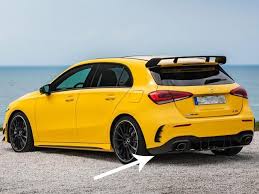 W177 A Class A35 Diffuser And Tailpipe Package Models From 2018 Onwards New Mercedes Amg Benz A Class Black Mercedes Benz