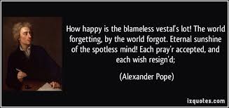 Alexander Pope Eternal Sunshine Of The Spotless Mind