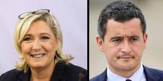 Jeudi 11 février, lors du débat l'opposant, sur france 2 en adoptant cette position, m. Debat Darmanin Le Pen Un Round D Entrainement Jeudi Soir Sur France 2