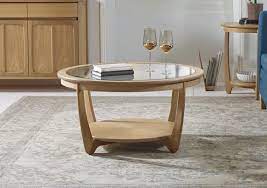 Round coffee tables are classic in any home making it look great. Shades Glass Top Round Coffee Table Nathan Furniture Village