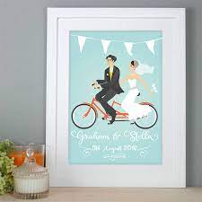 He will love how creative and fun this awesome sign is whether you design. Personalised Wedding Gift Bride And Groom Print By Audrinka Notonthehighstreet Com