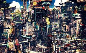 Check spelling or type a new query. Steampunk Futuristic City Wallpaper Drive